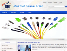 Tablet Screenshot of bdt-group.com